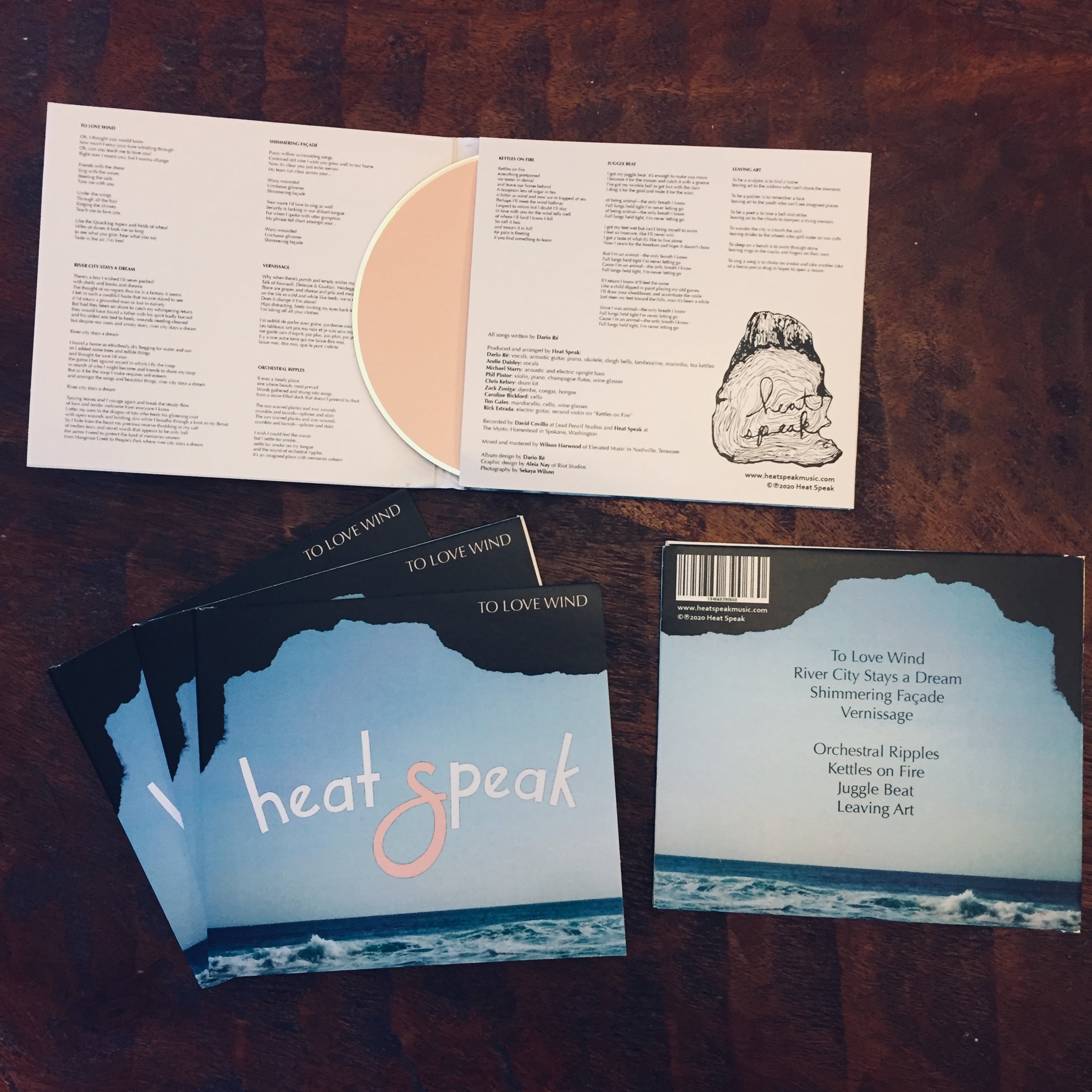 Heat Speak To Love Wind CD From Here Spokane